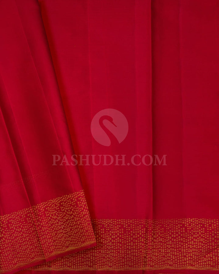 Two Shades Of Purple Kanjivaram Silk Saree-DJ429(A)