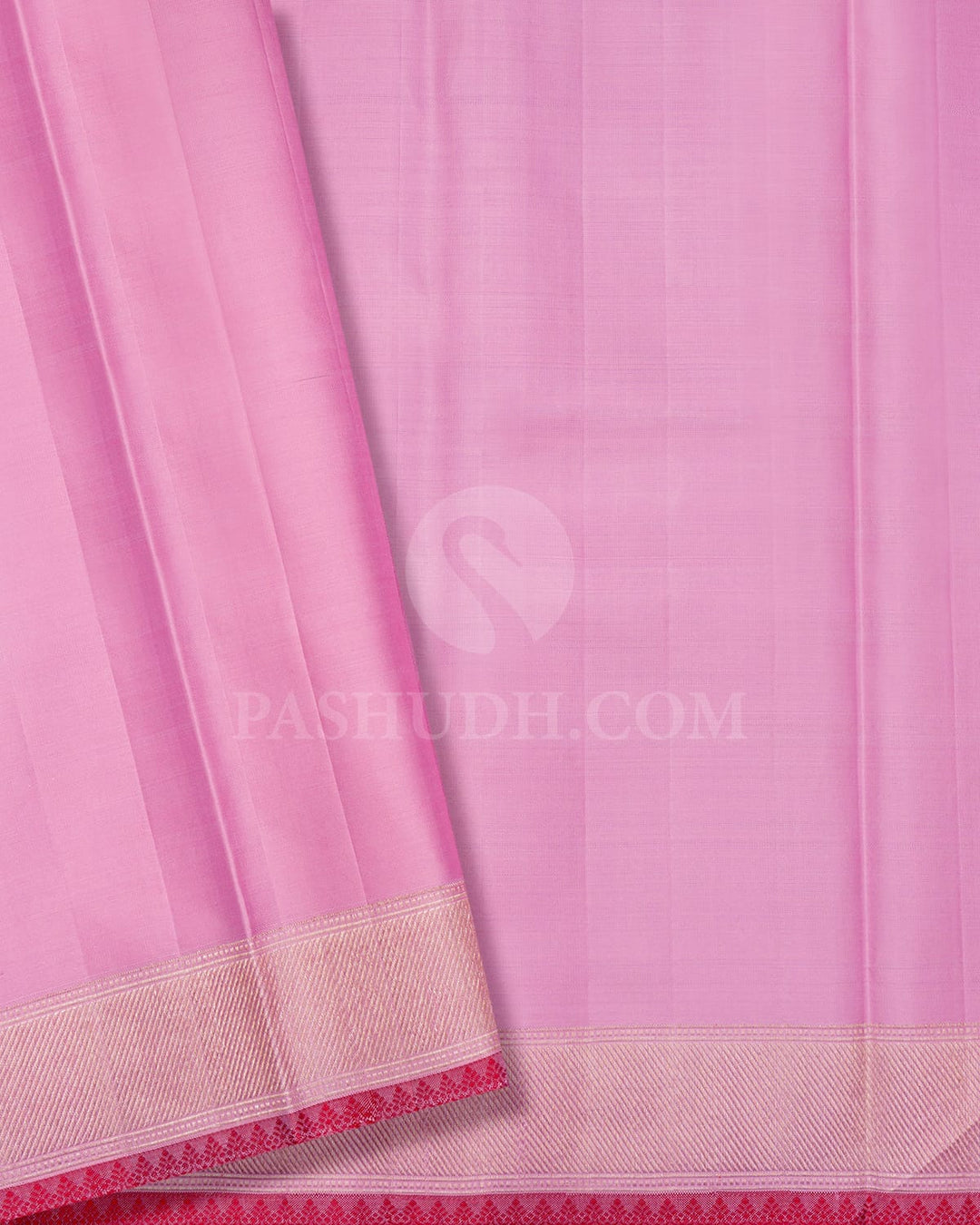 Pastel Lavender Tissue Shimmer Kanjivaram Silk Saree-S1636(A)