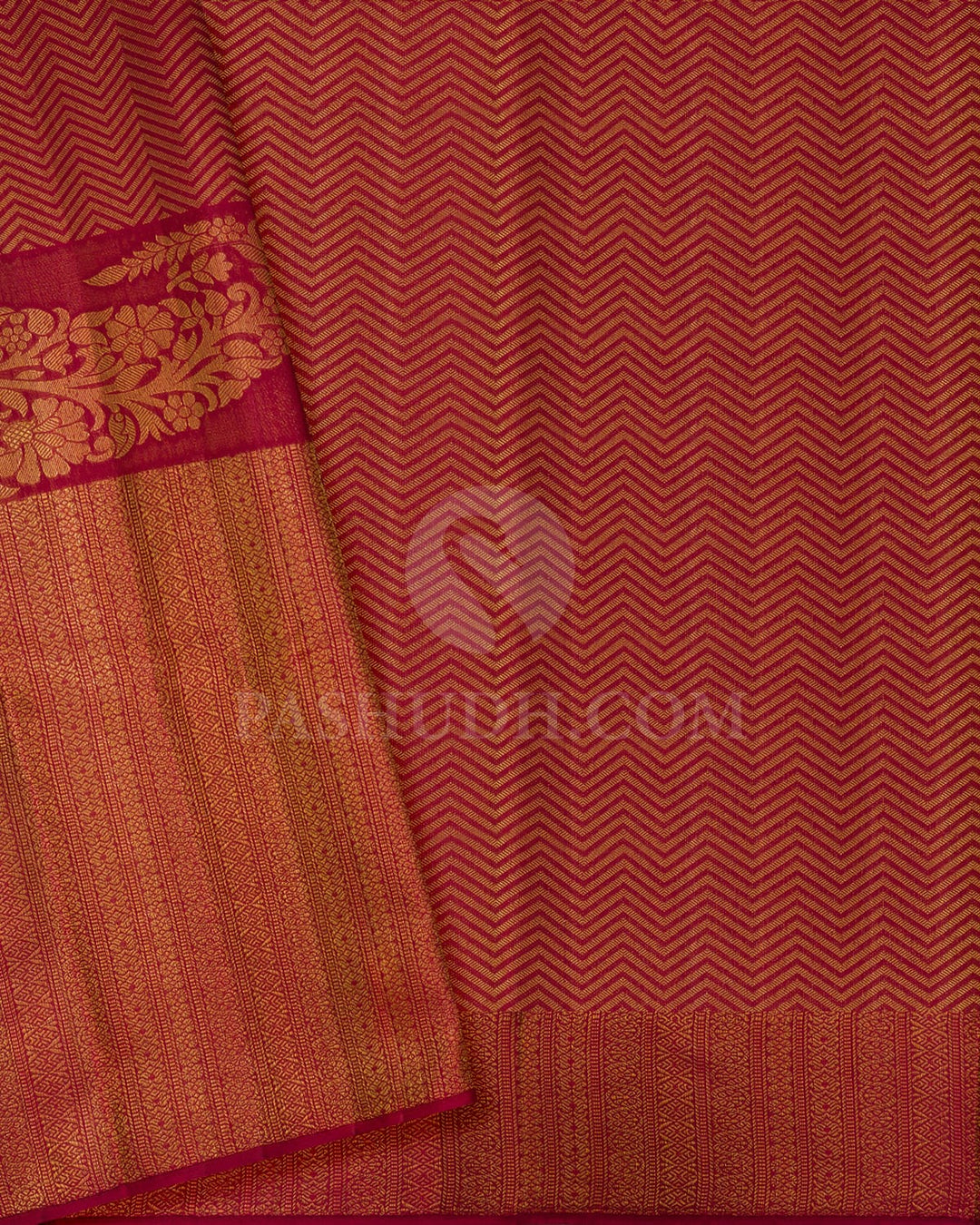 Dark Green Kanjivaram Silk Saree-D668(B)