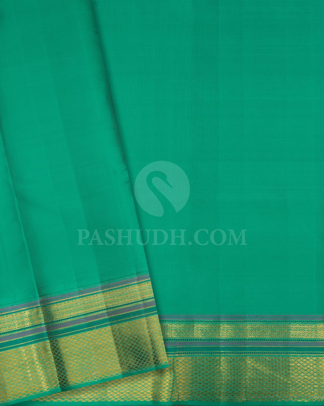 Rexona Green,Pear Green,Grey And Lavender Kanjivaram Silk Saree-D661(B)