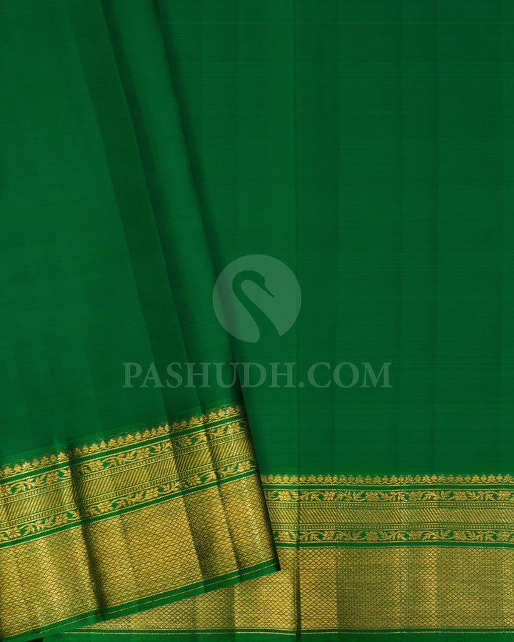 Navy Blue Kanjivaram Silk Saree-D655(B)