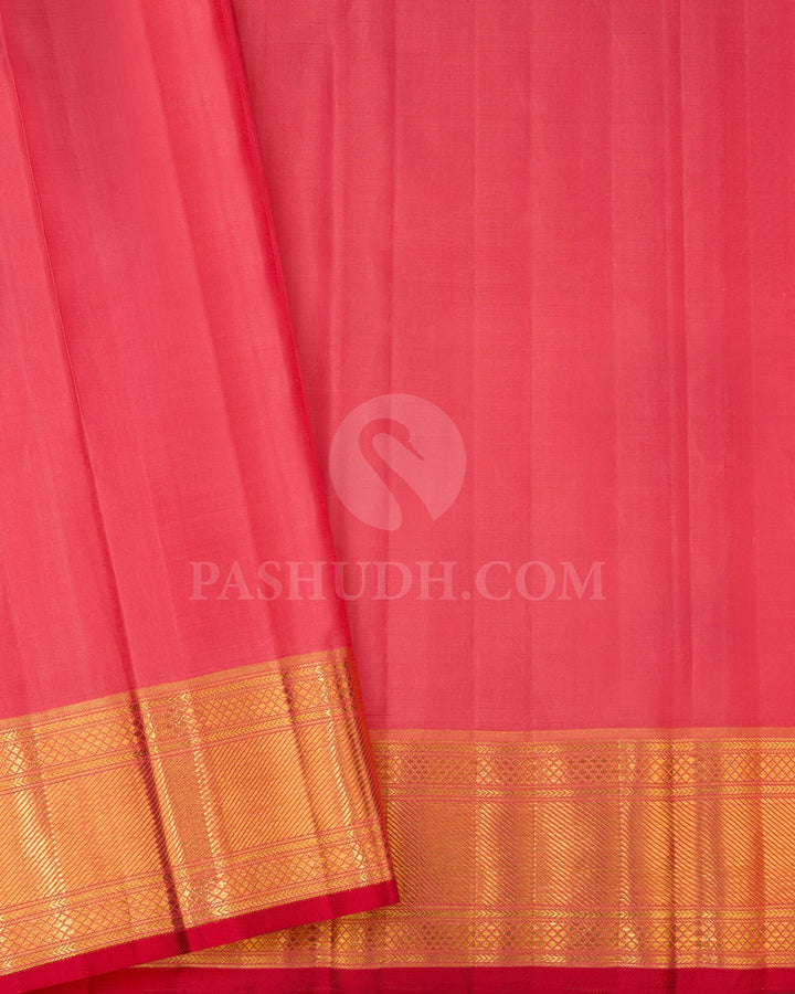 Royal Blue With Pink Bridal Kanjivaram Silk Saree-S1651(A)
