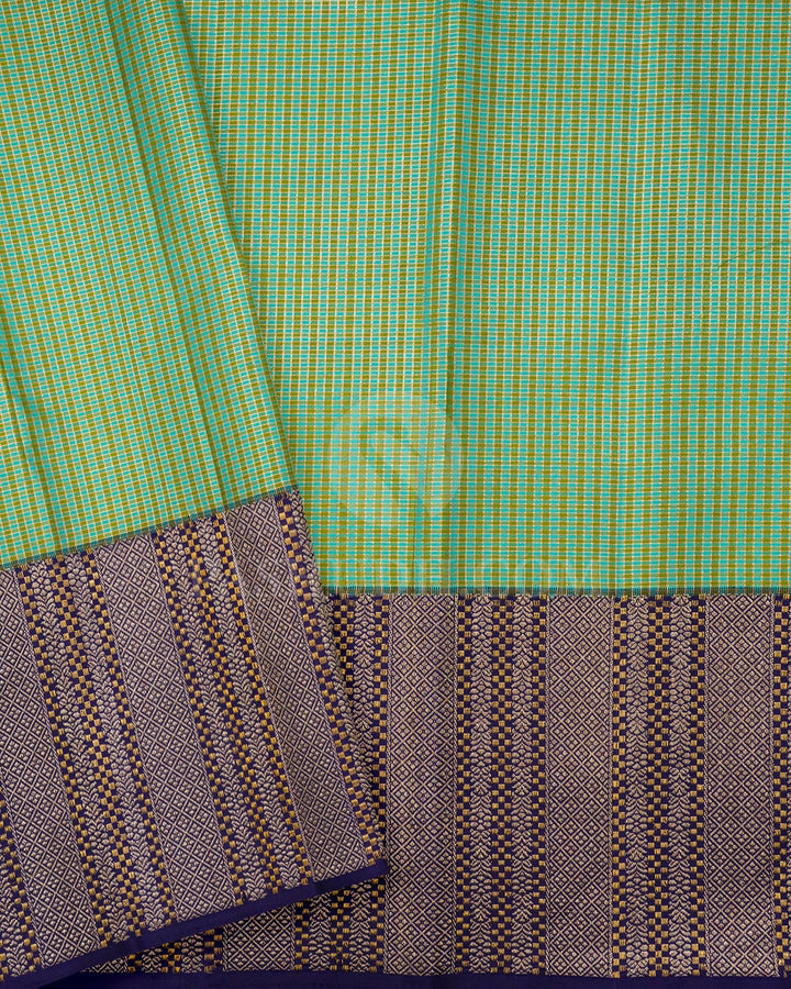 Royal Blue Kanjivaram Silk Saree-S1638(A)