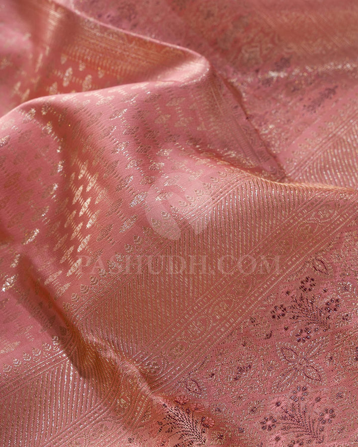 Baby Pink Bridal Kanjivaram Silk Saree-S1191(H)
