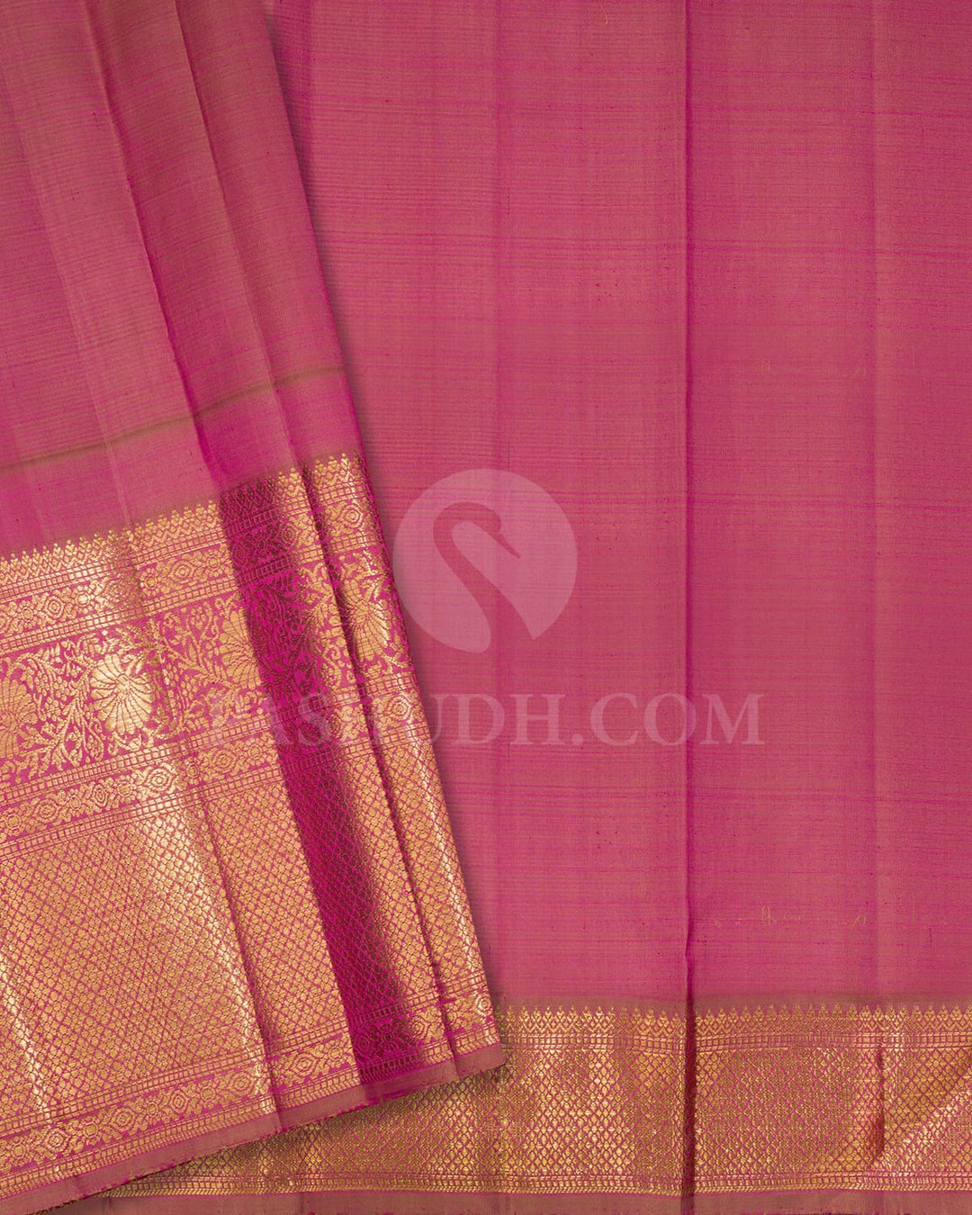 Rani Pink Vairaoosi Kanjivaram Silk Saree-S1533(B)