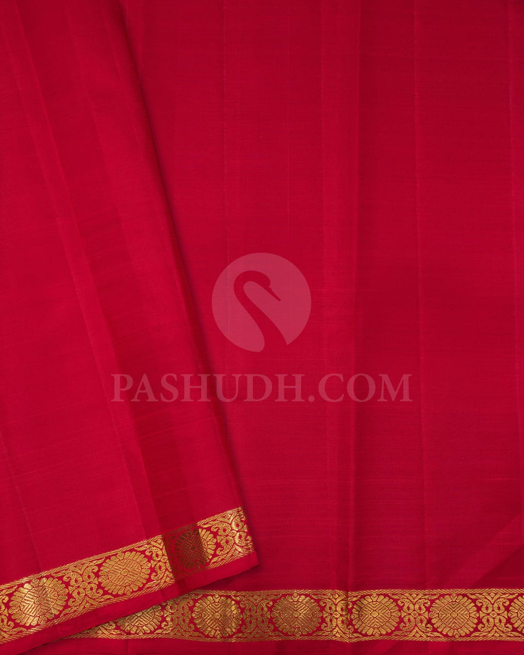 Royal Blue With Red Kanjivaram Silk Saree-S1666(A)