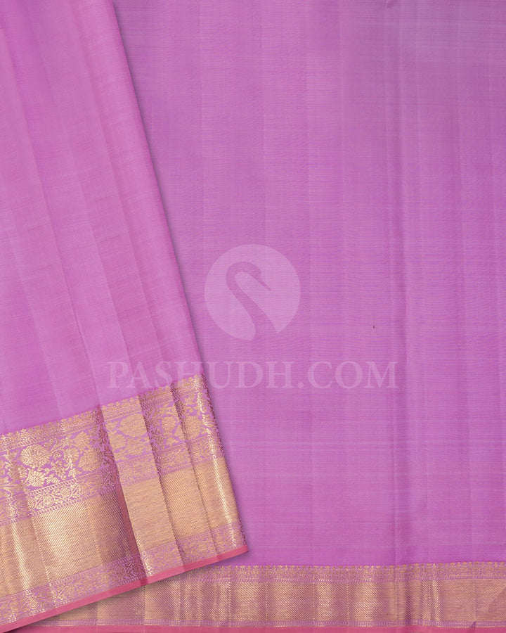 Lavender Kanjivaram Silk Saree-S1650(B)