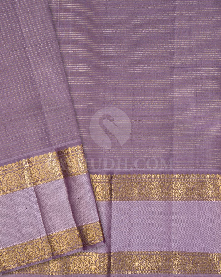 Multihue With Lavender Kanjivaram Silk Saree-S1668(A)