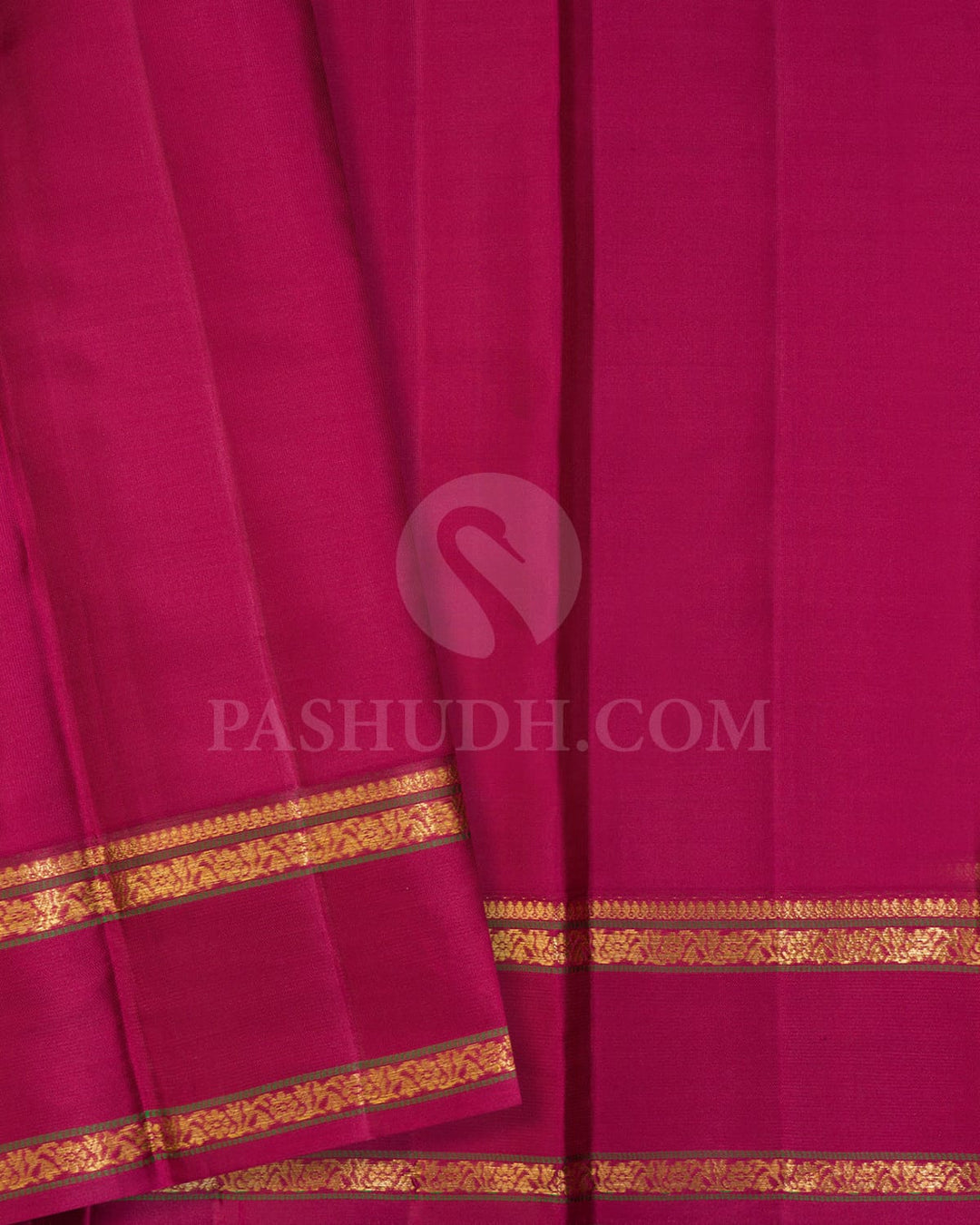 Dual Shaded Pink With Magenta Kanjivaram Silk Saree-DJ426(C)