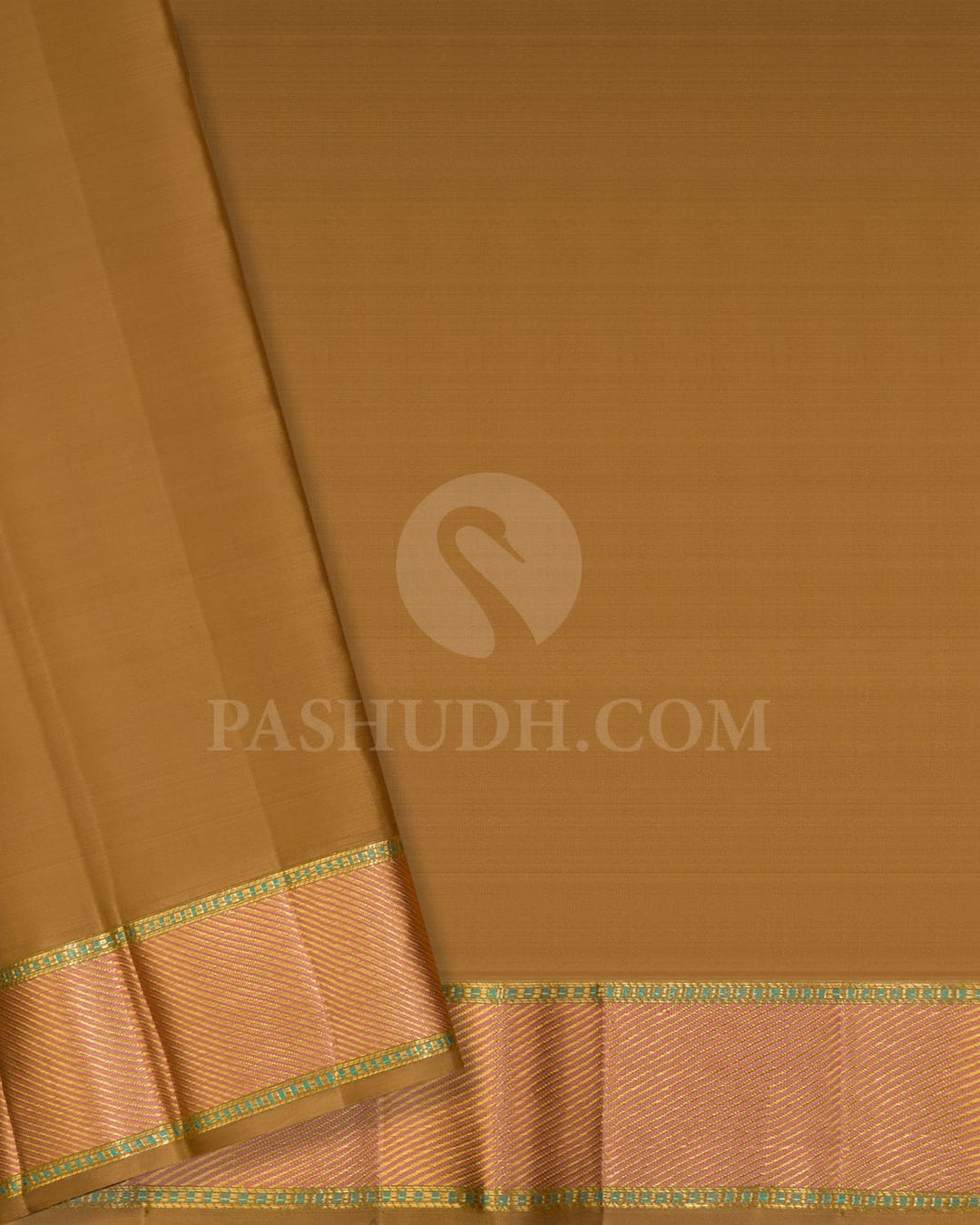 Golden Beige Kanjivaram Silk Saree-DJ437(A)
