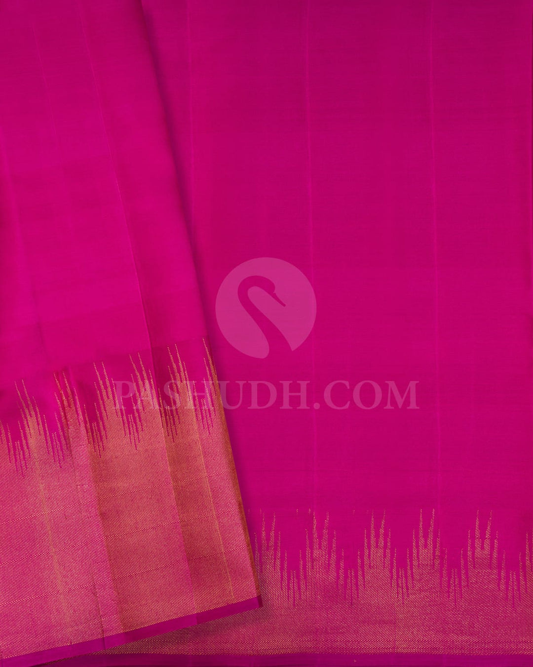 Brown, Pink,Orange And Rani Pink Kanjivaram Silk Saree-DJ436(A)