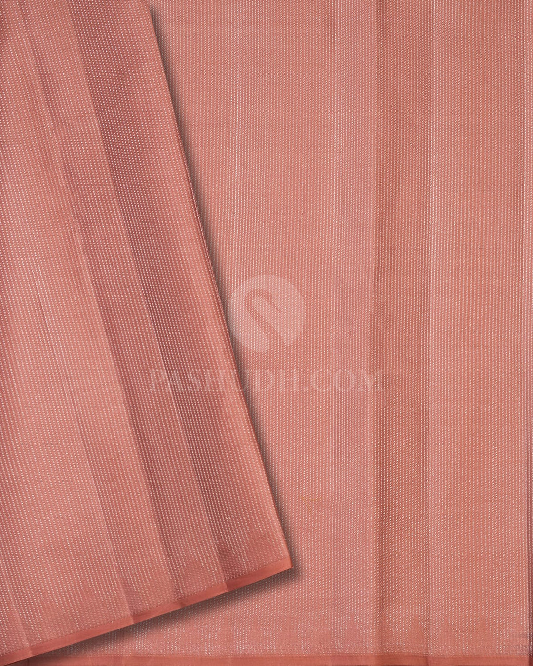 Chocolate Brown With Peach Kanjivaram Silk Saree-DJ403(C)