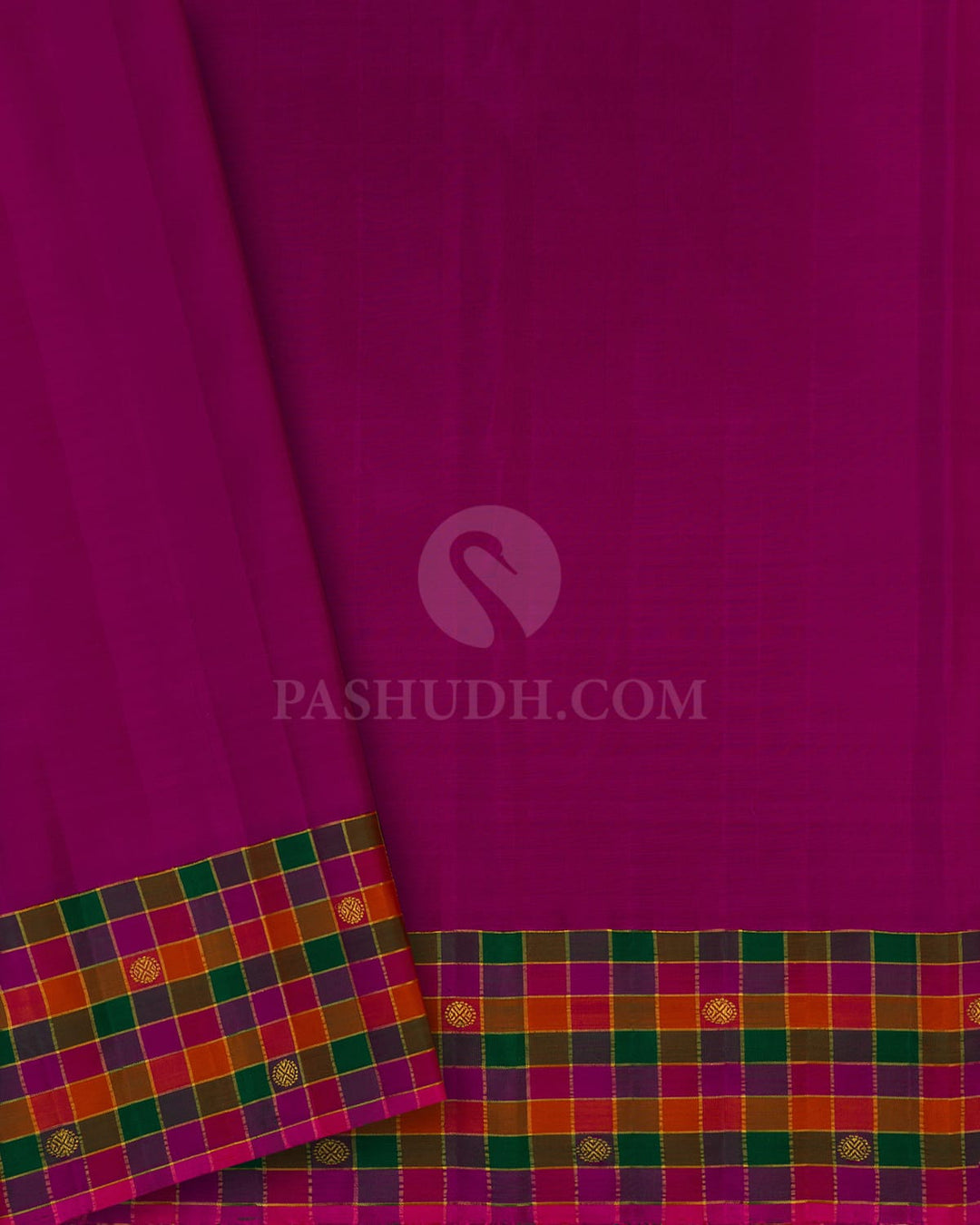 Peach With Multicolor Kanjivaram Silk Saree-S1662(B)