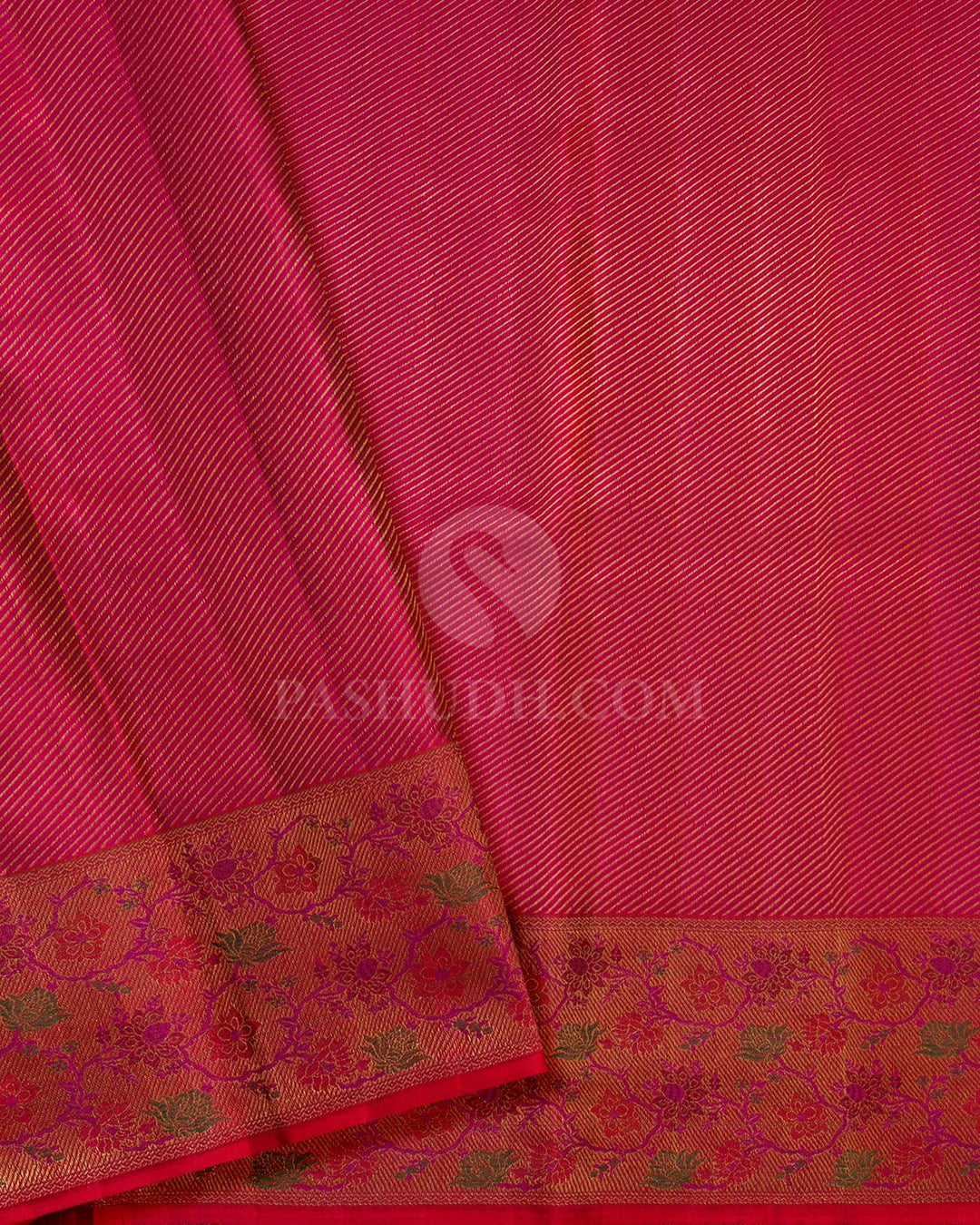 Red Kanjivaram Silk Saree-D657(B)