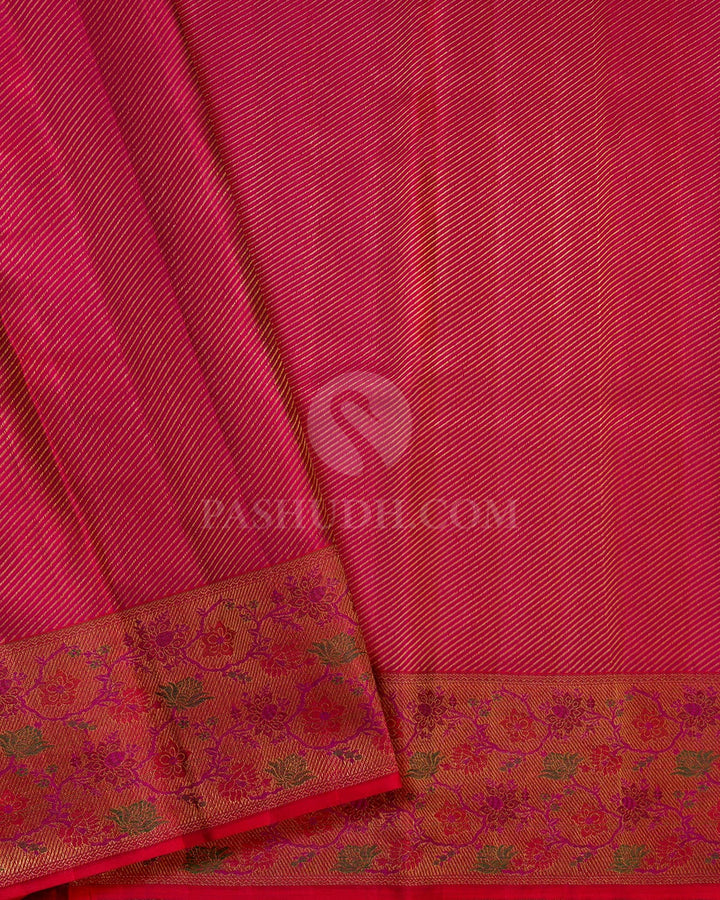 Red Kanjivaram Silk Saree-D657(B)