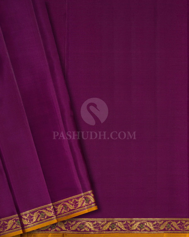 Purple Kanjivaram Silk Saree-DJ440(A)