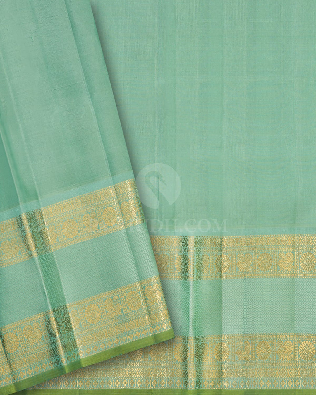 Purple And Sky Blue Kanjivaram Silk Saree-S1497(C)