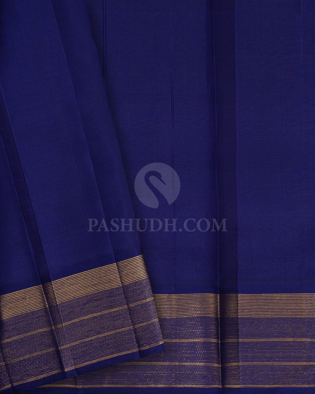 Baby Pink With Royal Blue Kanjivaram Silk Saree-S1567(B)