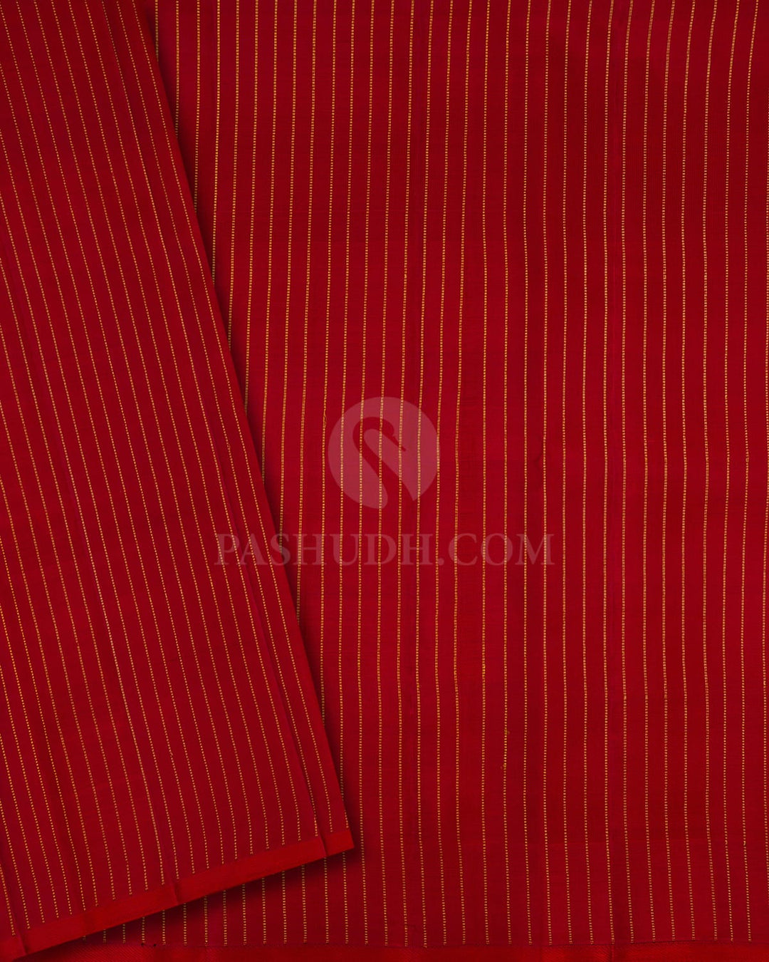 Black,Red And Green Borderless Traditional Kanjivaram Silk Saree-S1086(B)