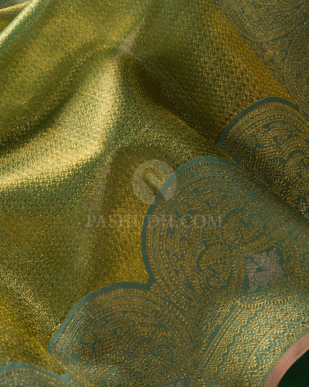 Powder Blue Kanjivaram Silk Saree-S1475(D)