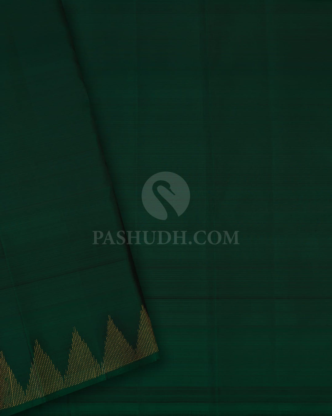 Purple, Brown And Deep Green Kanjivaram Silk Saree-S1675(A)