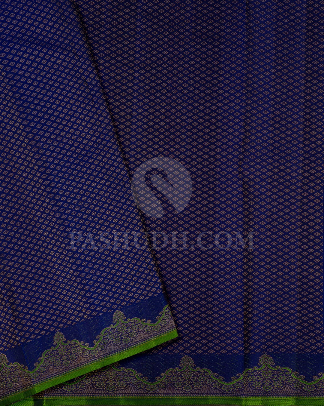 Royal Blue Kanjivaram Silk Saree-DT319(A)
