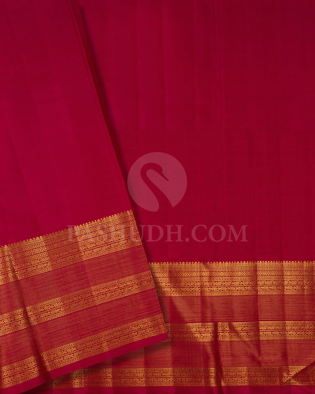 Baby Pink With Rani Pink Kanjivaram Silk Saree-S1709(A)