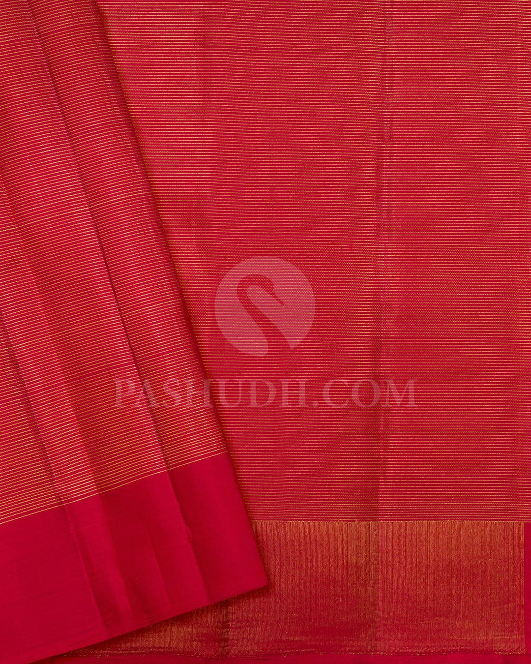 Yellow,Green And Red Kanjivaram Silk Saree-S1630(B)