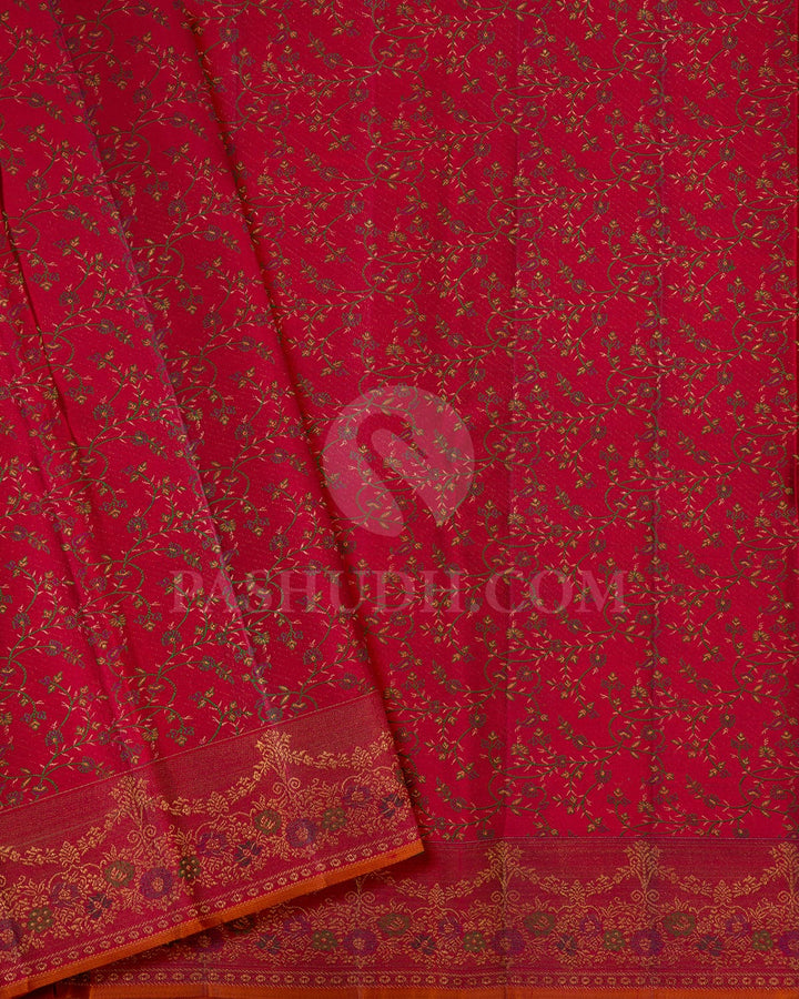 Red Bridal Kanjivaram Silk Saree-DJ433(C)