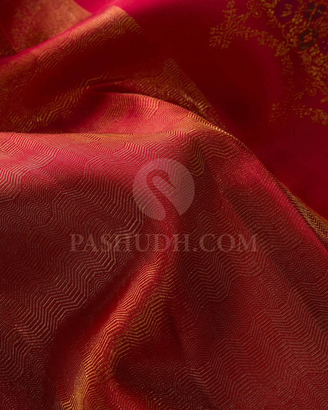 Red Bridal Kanjivaram Silk Saree-DJ433(C)