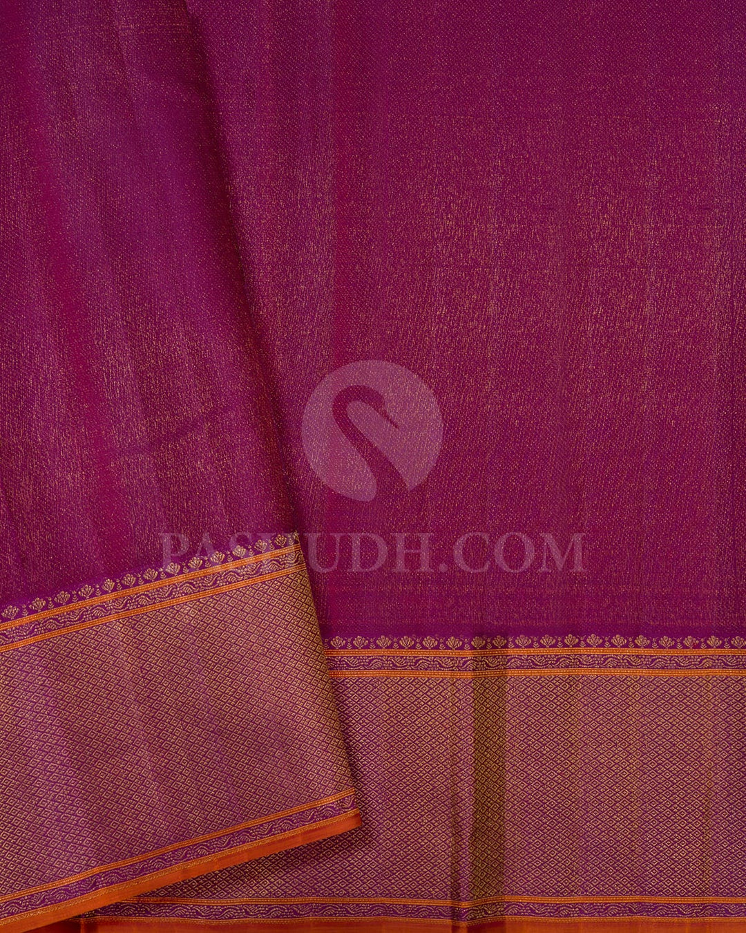 Red And Purple Kanjivaram Silk Saree-D645(D)