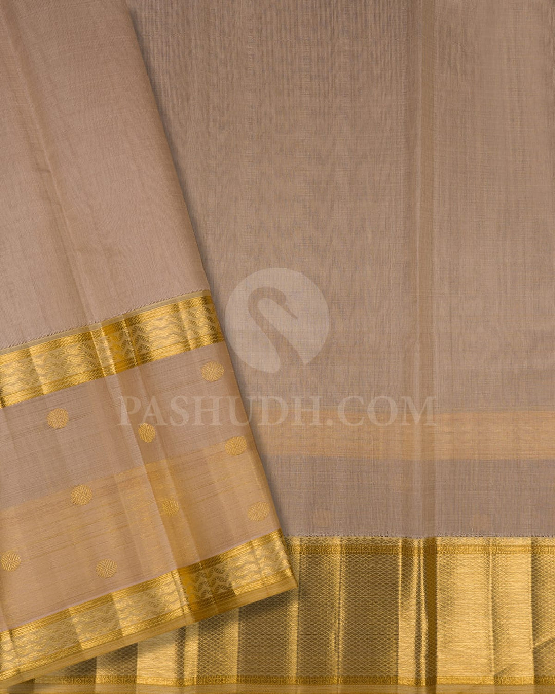 Teal Kora Semi Organza Kanjivaram Silk Saree-S1704(A)