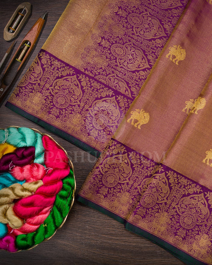 Purple Kanjivaram Silk Saree-S1605(C)