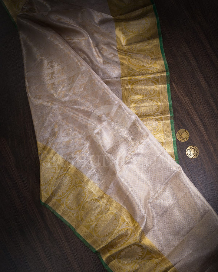 Gold Silver Tissue Kanjivaram Silk Saree-SP403