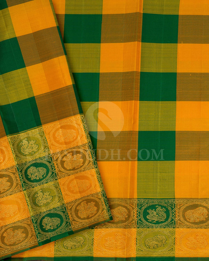 Aubergine Traditional Kanjivaram Silk Saree-S1619(B)