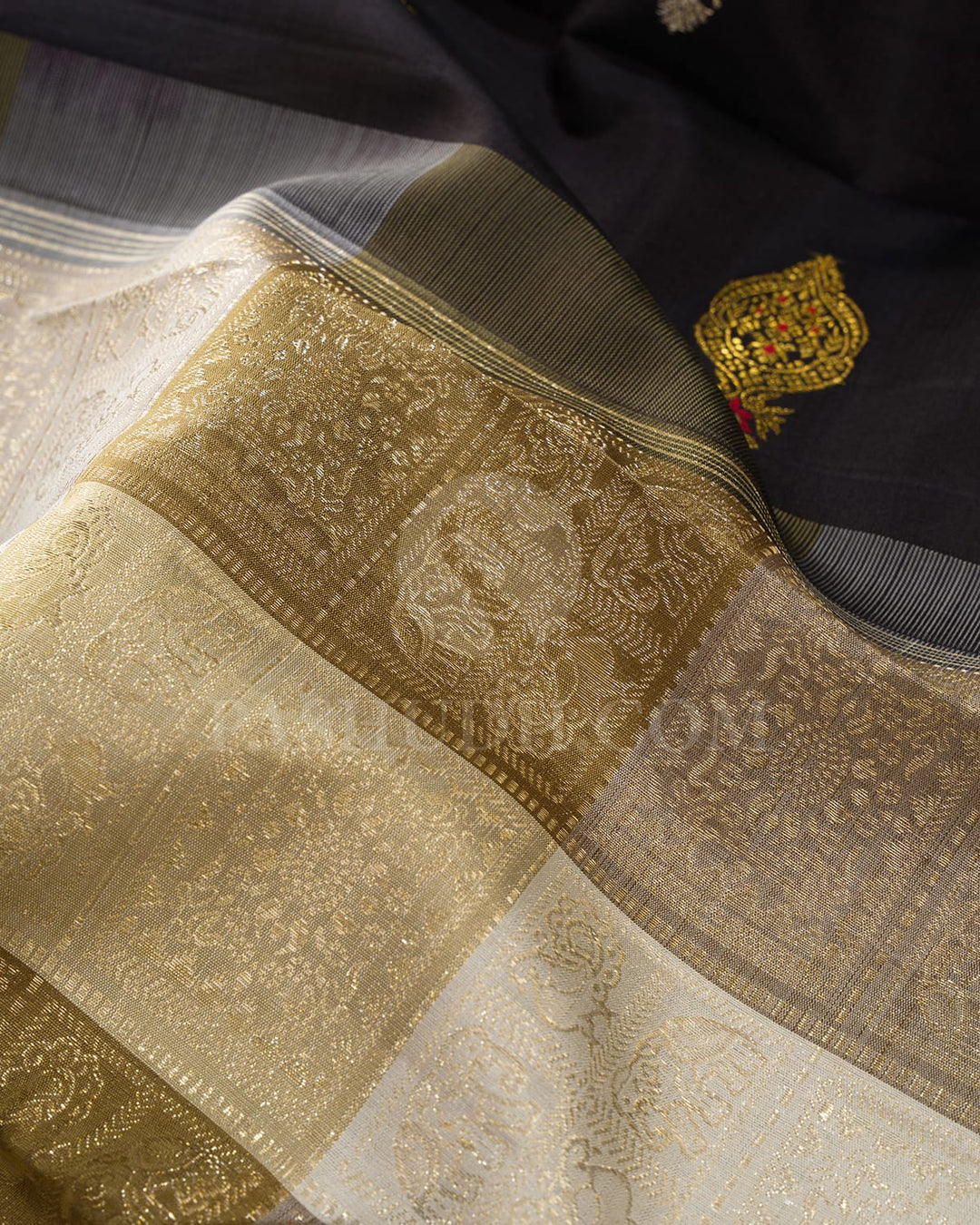 Multi Color Traditional Kanjivaram Silk Saree-S1683(B)
