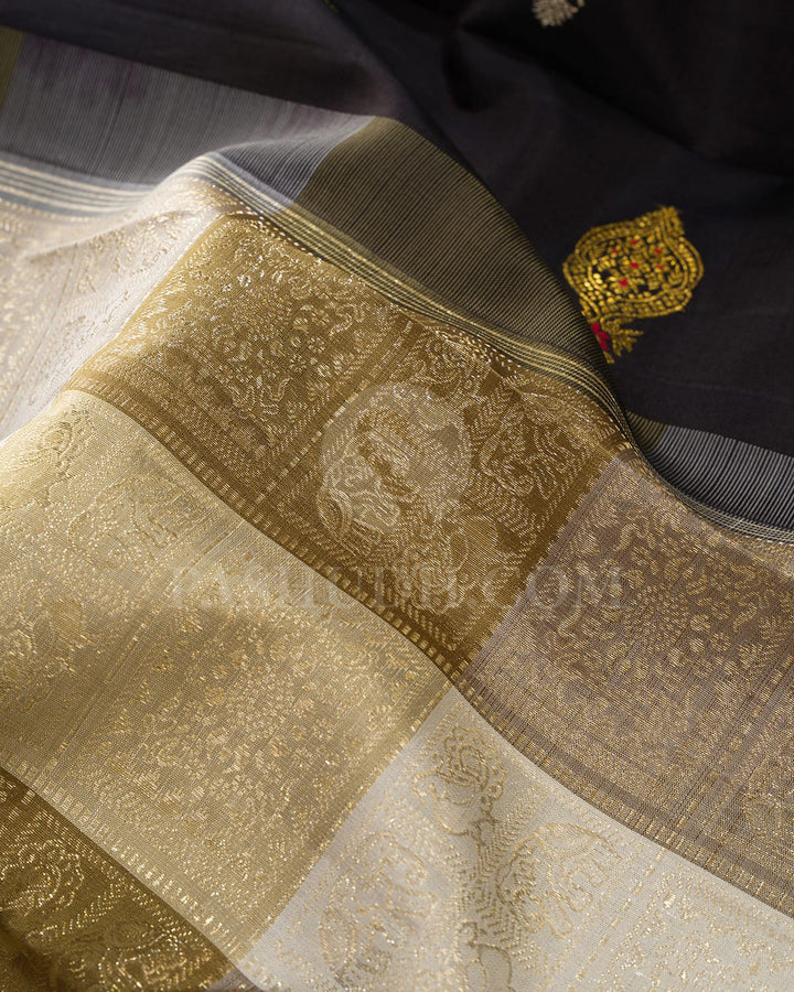 Multi Color Traditional Kanjivaram Silk Saree-S1683(B)
