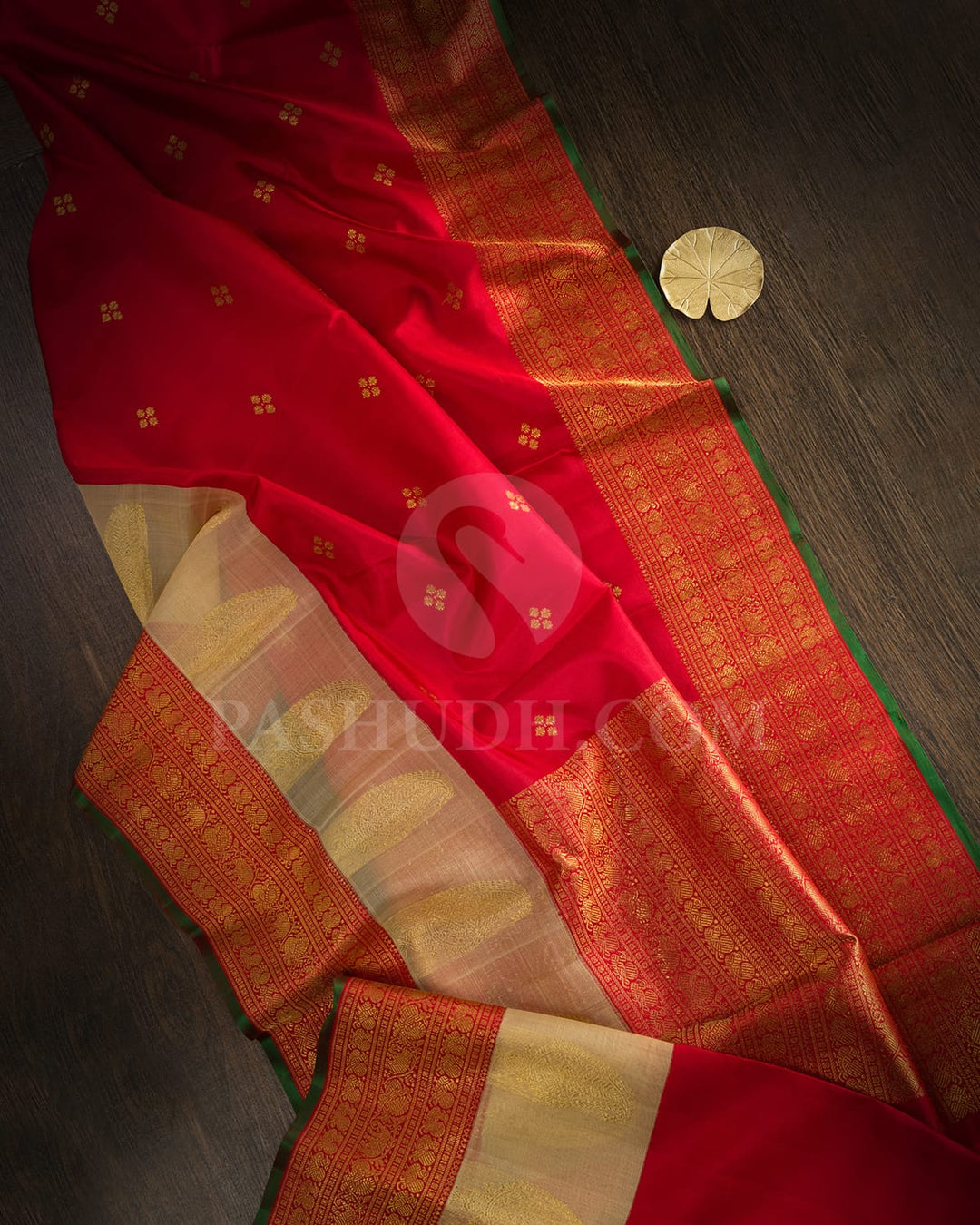 Red Traditional Kanjivaram Silk Saree-S1740(A)