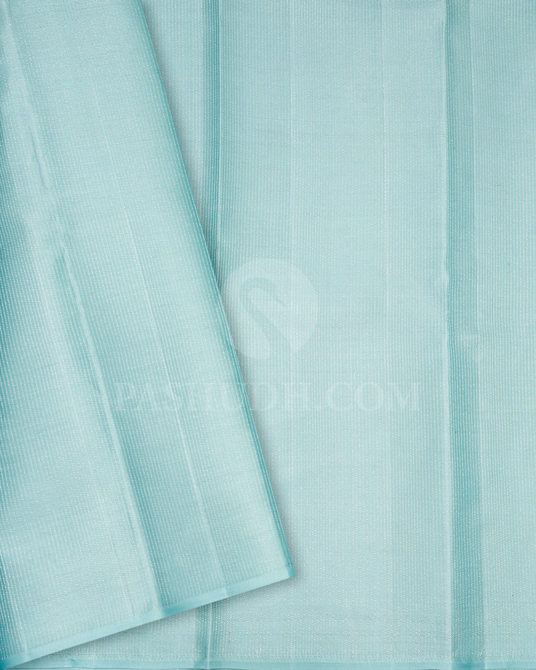 Pastel Shades Of Teal Blue Kanjivaram Silk Saree-DJ403(D)