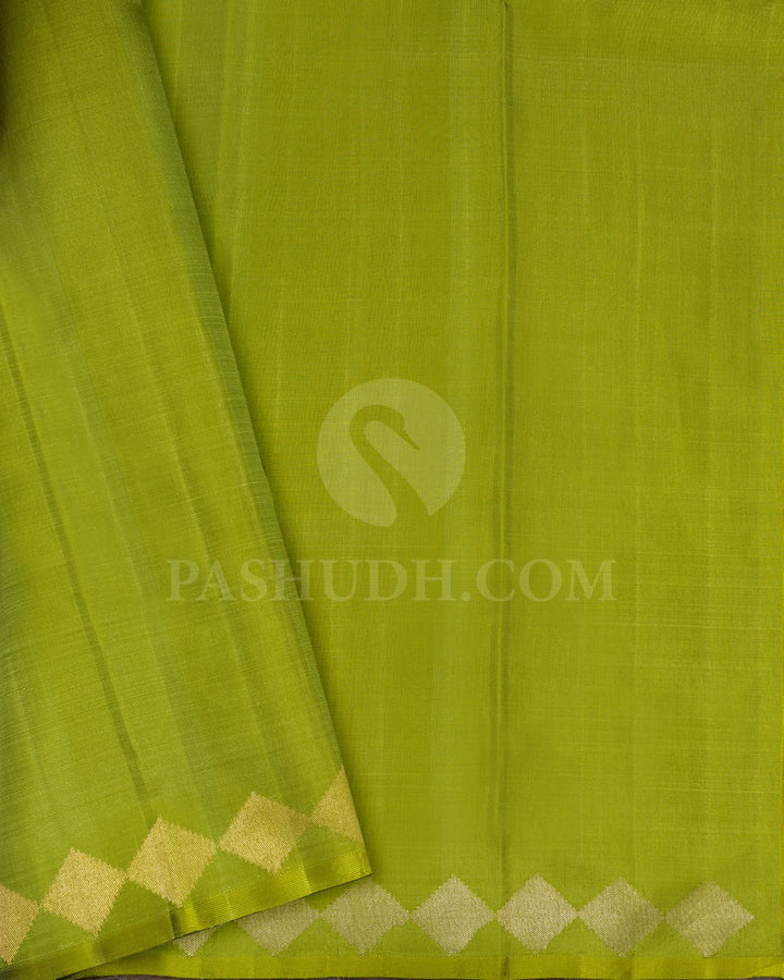 Navy Blue Paithani With Temple Border Kanjivaram Silk Saree-S1719(A)
