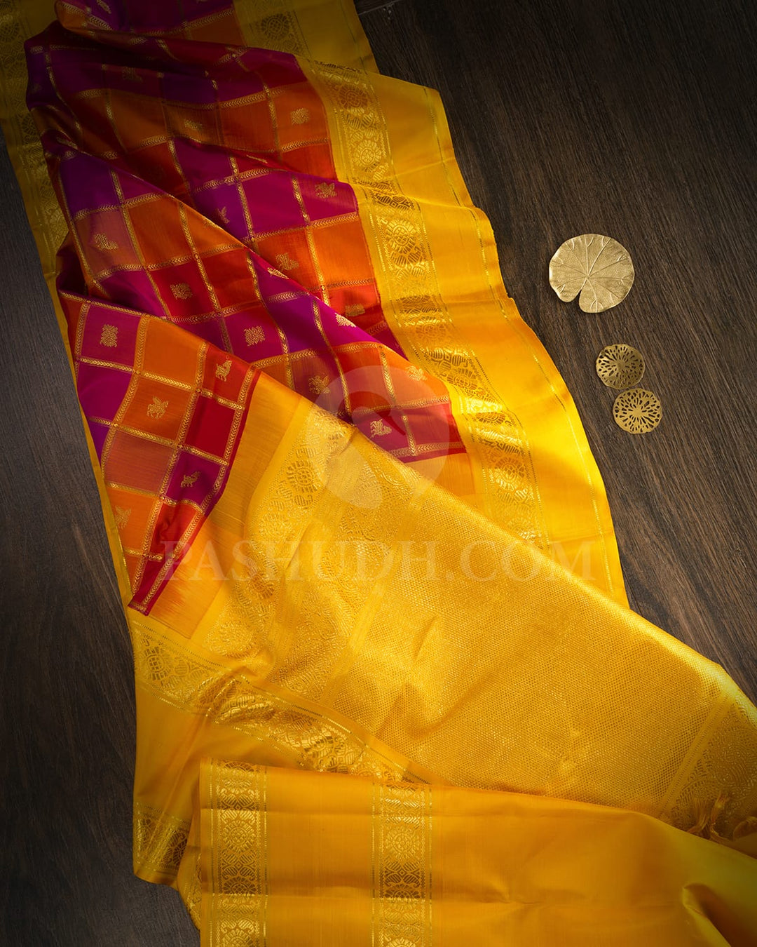 Multicolor Traditional Kanjivaram Silk Saree-S1587(D)