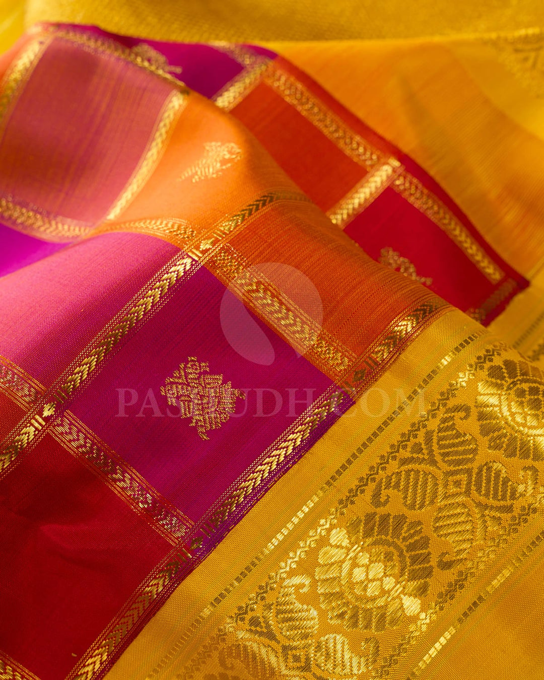 Multicolor Traditional Kanjivaram Silk Saree-S1587(D)