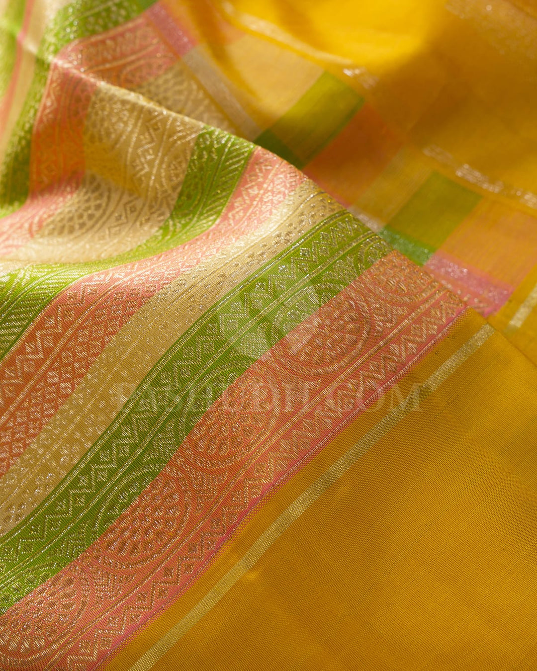 Multicolor Kanjivaram Silk Saree-S1555(B)