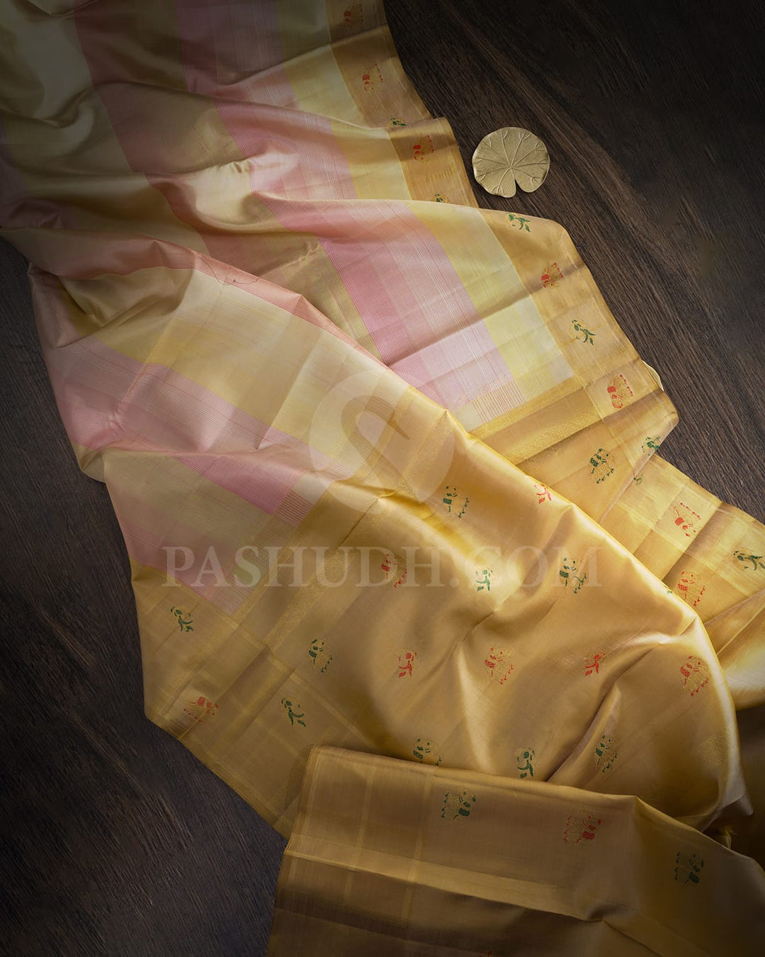 Multishade Kanjivaram Silk Saree-S1755(A)