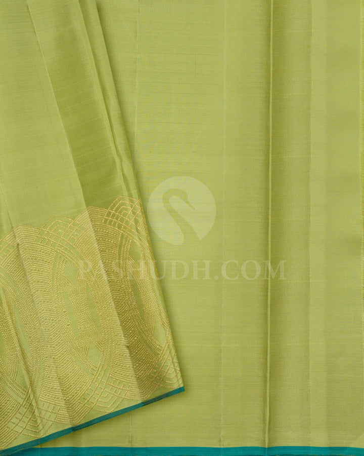 Parrot Green Kanjivaram Silk Saree-S1749(A)