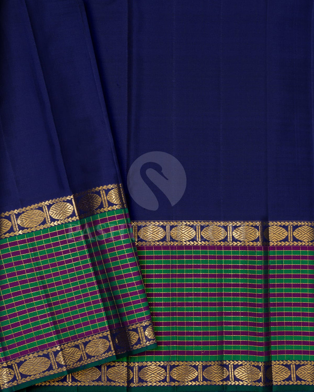 Sky Blue Traditional Kanjivaram Silk Saree-S1746(A)