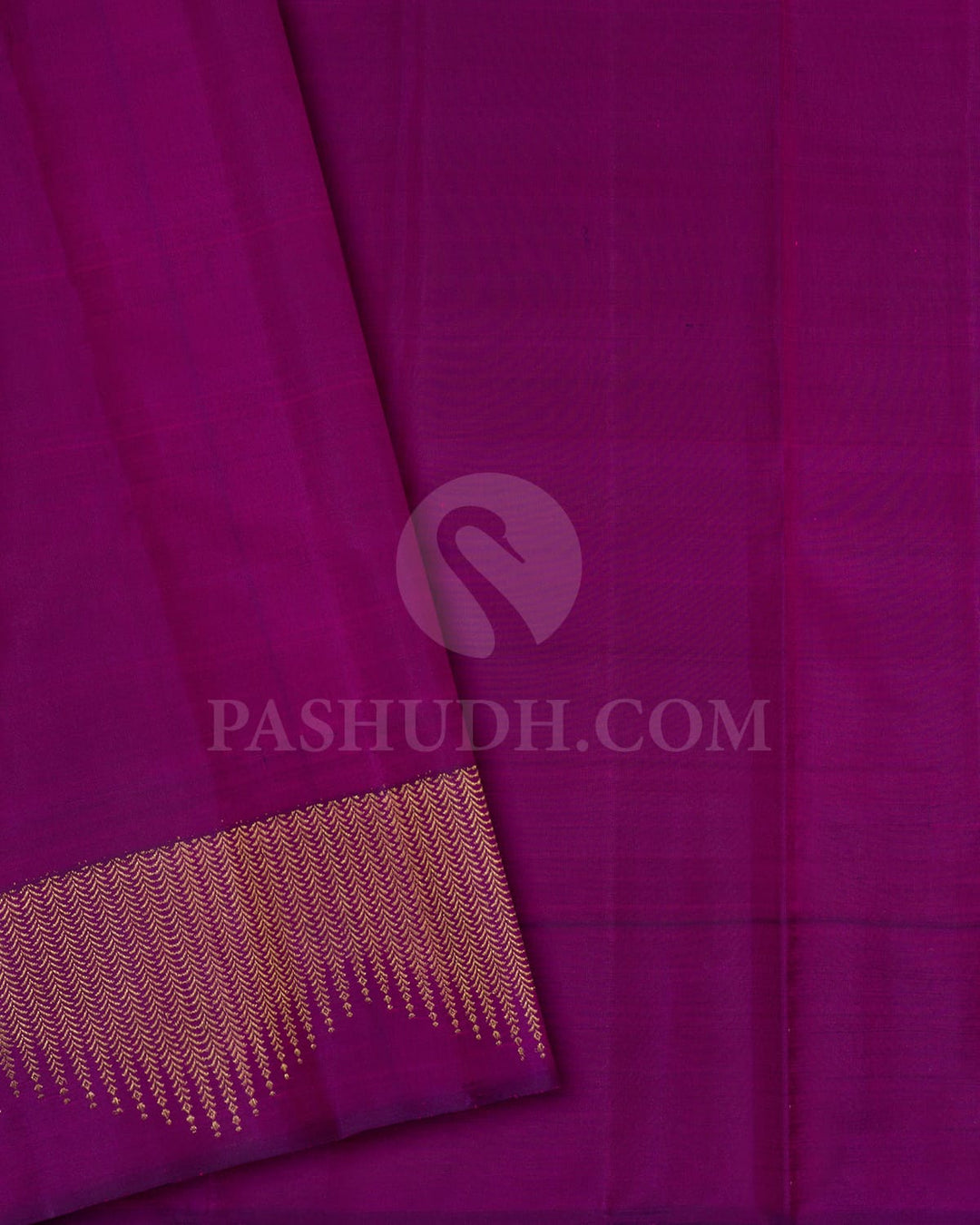 Purple, Red And Golden Yellow Traditional Kanjivaram Silk Saree-S1470(B)