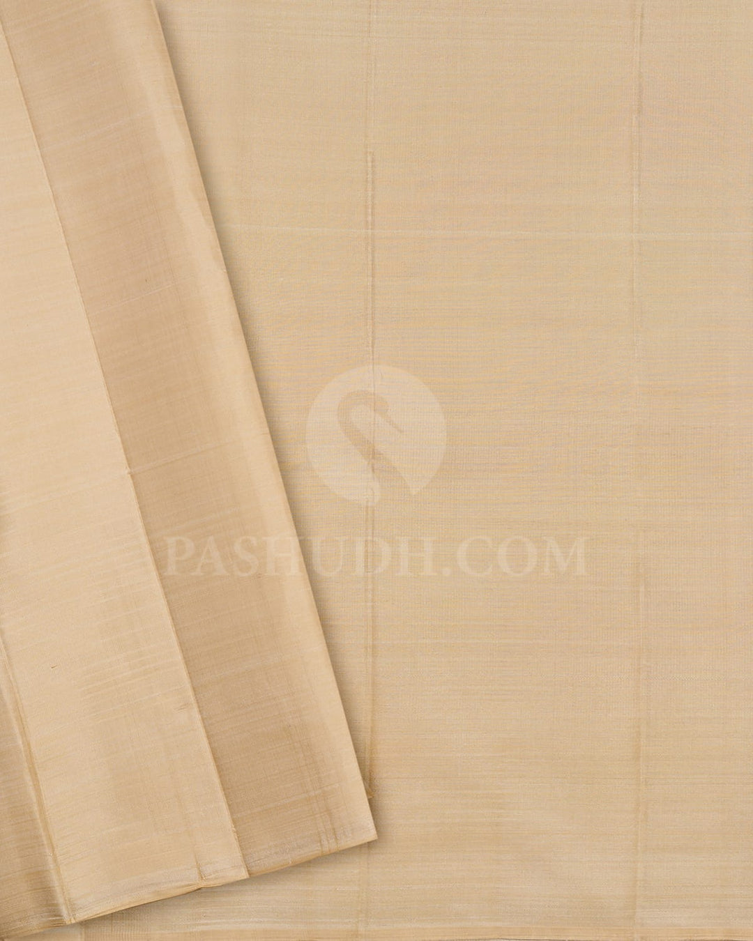 Raspberry Pink With Dual Shaded Sandal Kanjivaram Silk Saree-S1419(C)