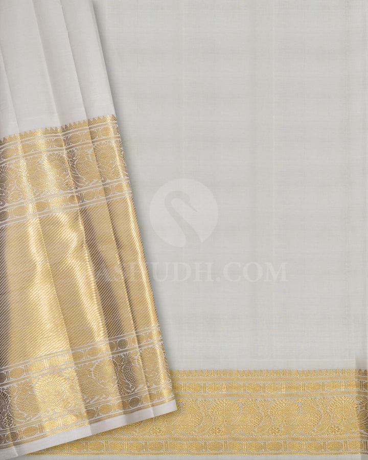 Red With White Bridal Kanjivaram Silk Saree-SP410