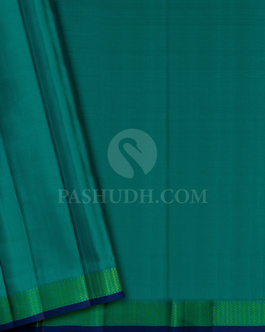 Multicolor Of Peacock Green,Forest Green,Magenta And Navy Blue Kanjivaram Silk Saree-DJ445(C)